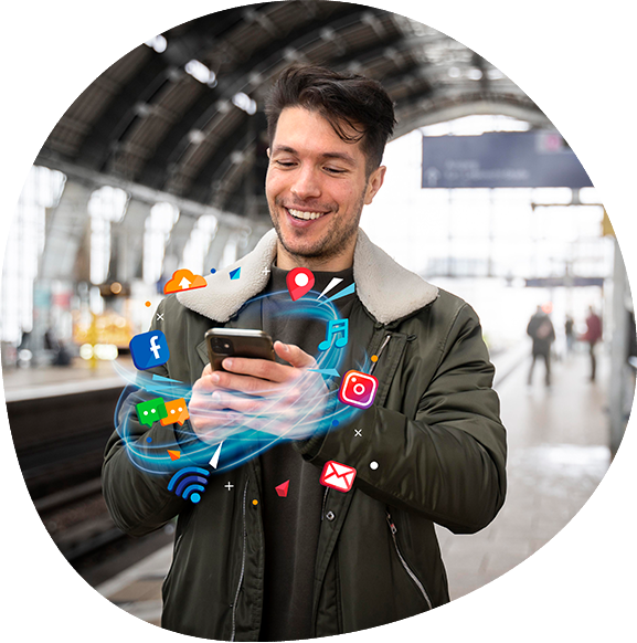 تطبيق السوشيال ميديا