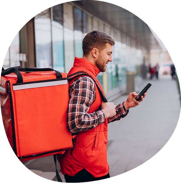 تطبيق توصيل الطلبات